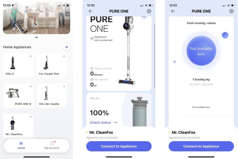 Tineco Pure One S15 App